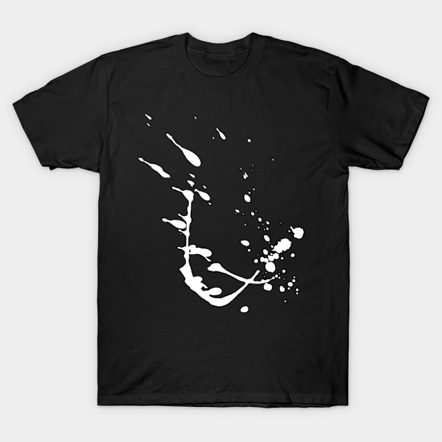 White Splash T-Shirt by Nikokosmos